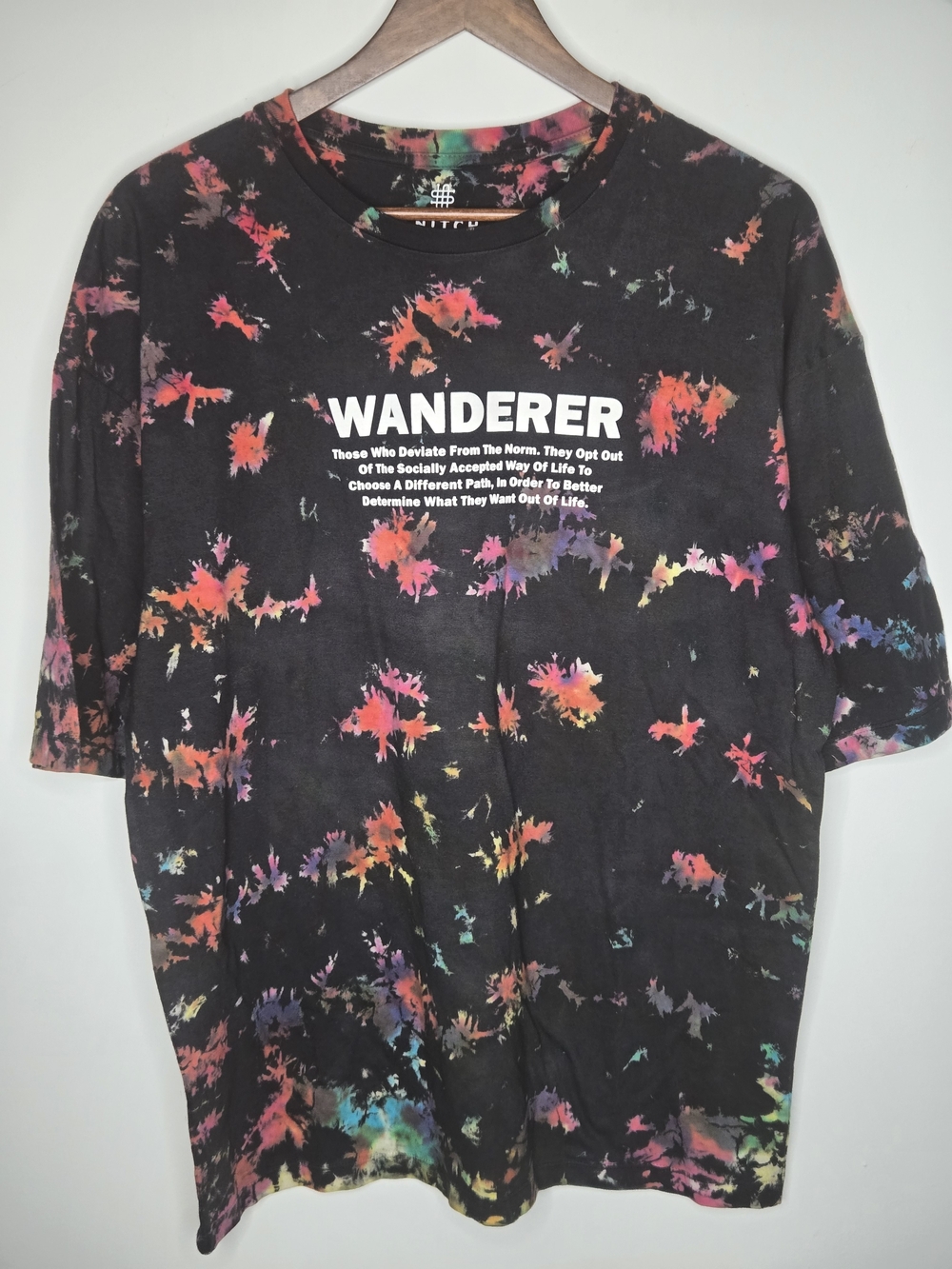 NWT SWITCH Remarkable Wanderer Tie Dye Streetwear Graphic T-Shirt Mens M